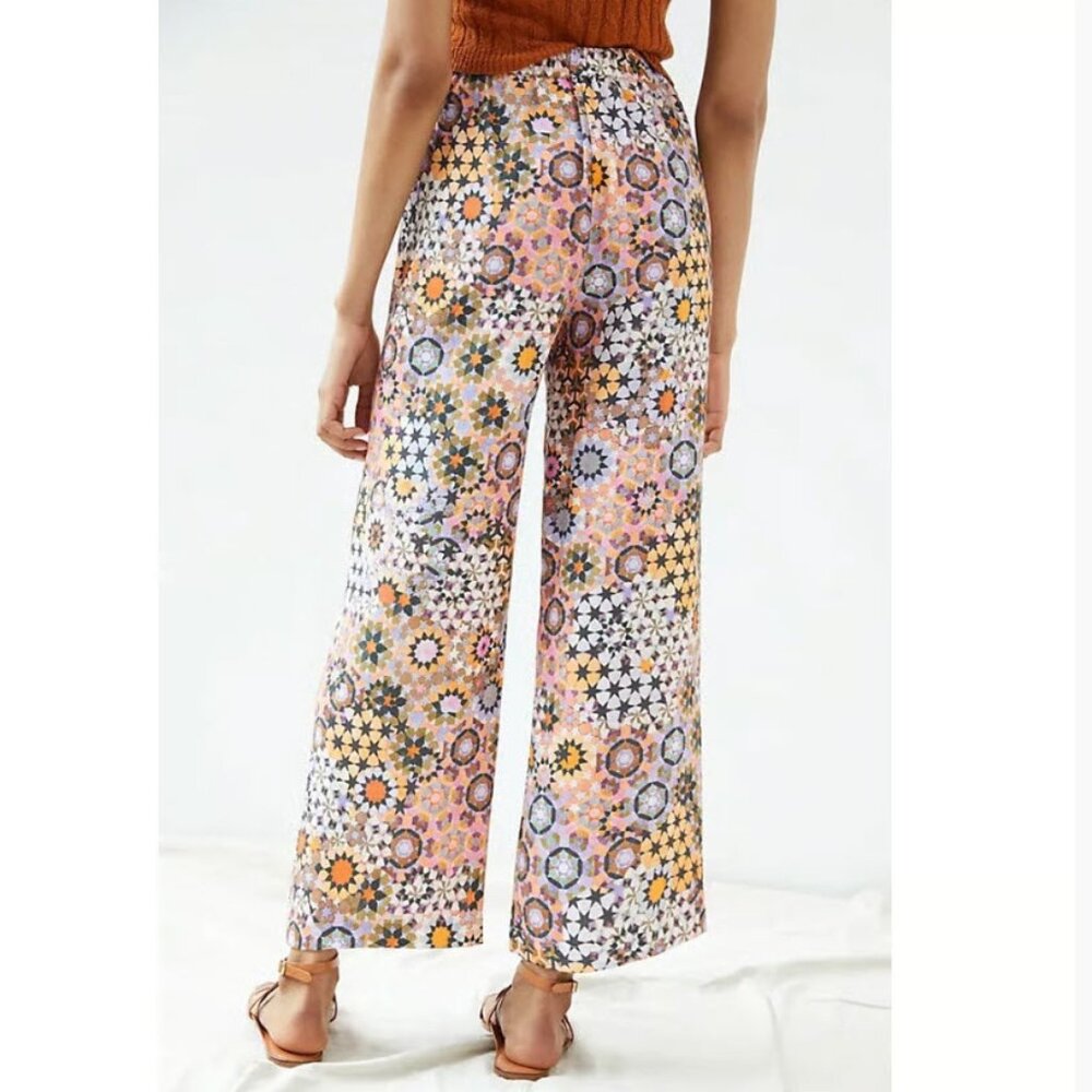 Anthropologie Kaleidoscope Crop Pants Size 4P